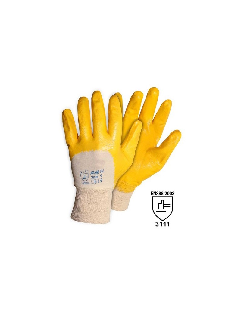 GUANTI NITRILE GIALLO/GRIGIO (CE Test 3111)
